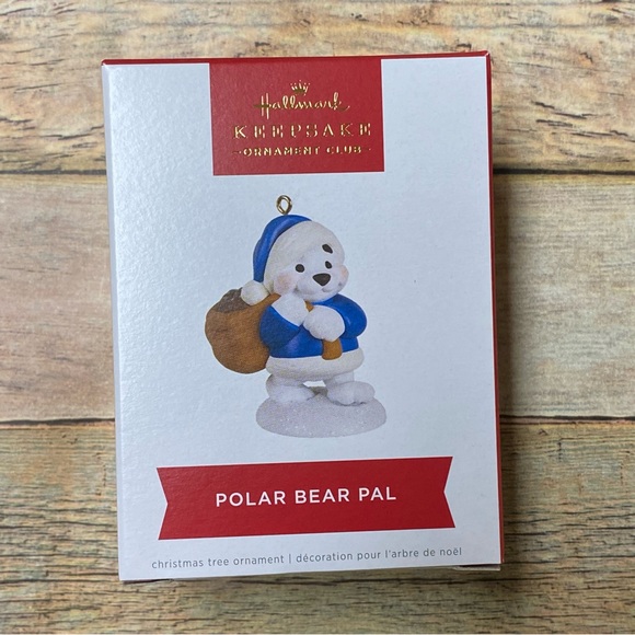 2022 Polar Bear Pal Hallmark Keepsake Ornament Club NWT - Picture 1 of 9